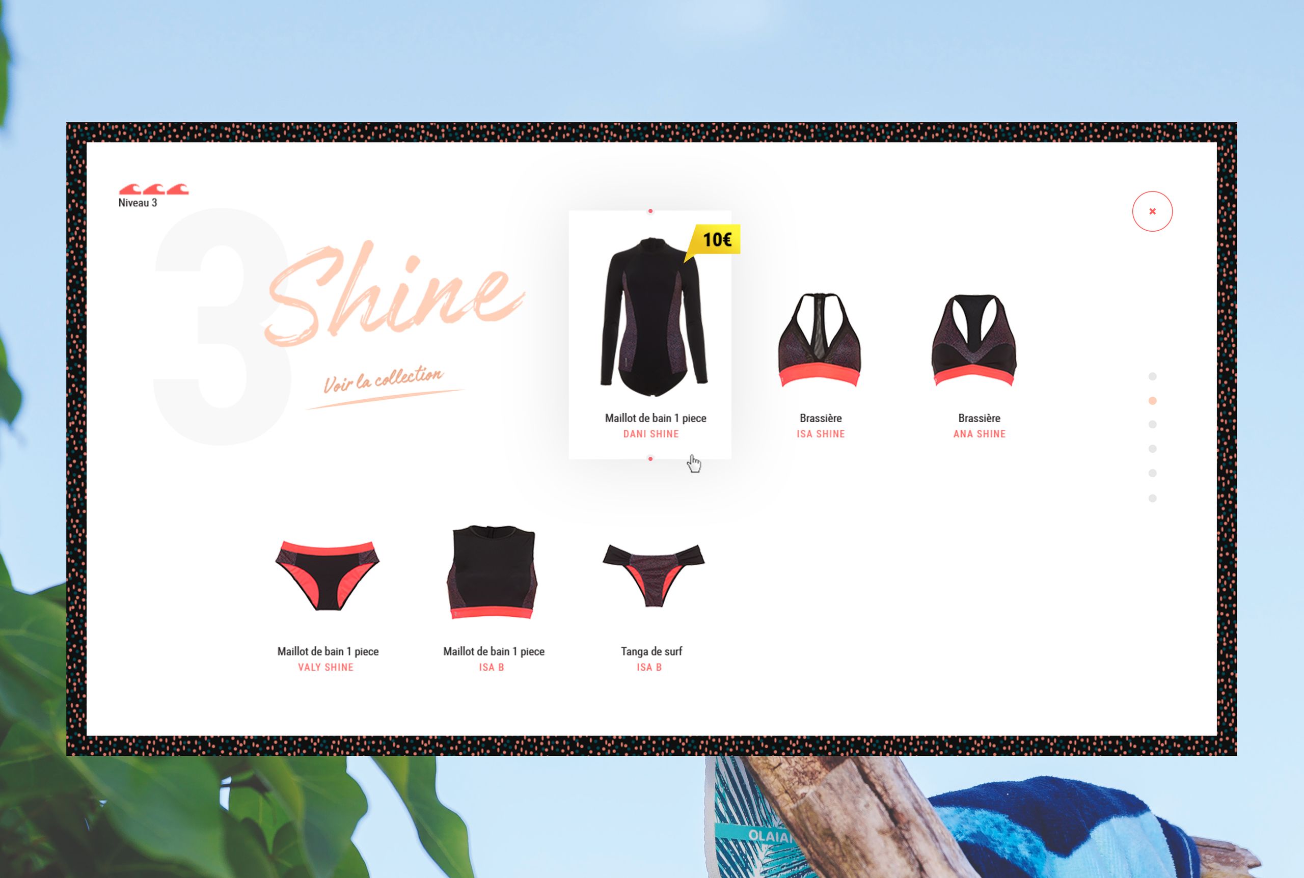 OLAIAN Lookbook 2018 summer edition landing page image fullscreen desktop