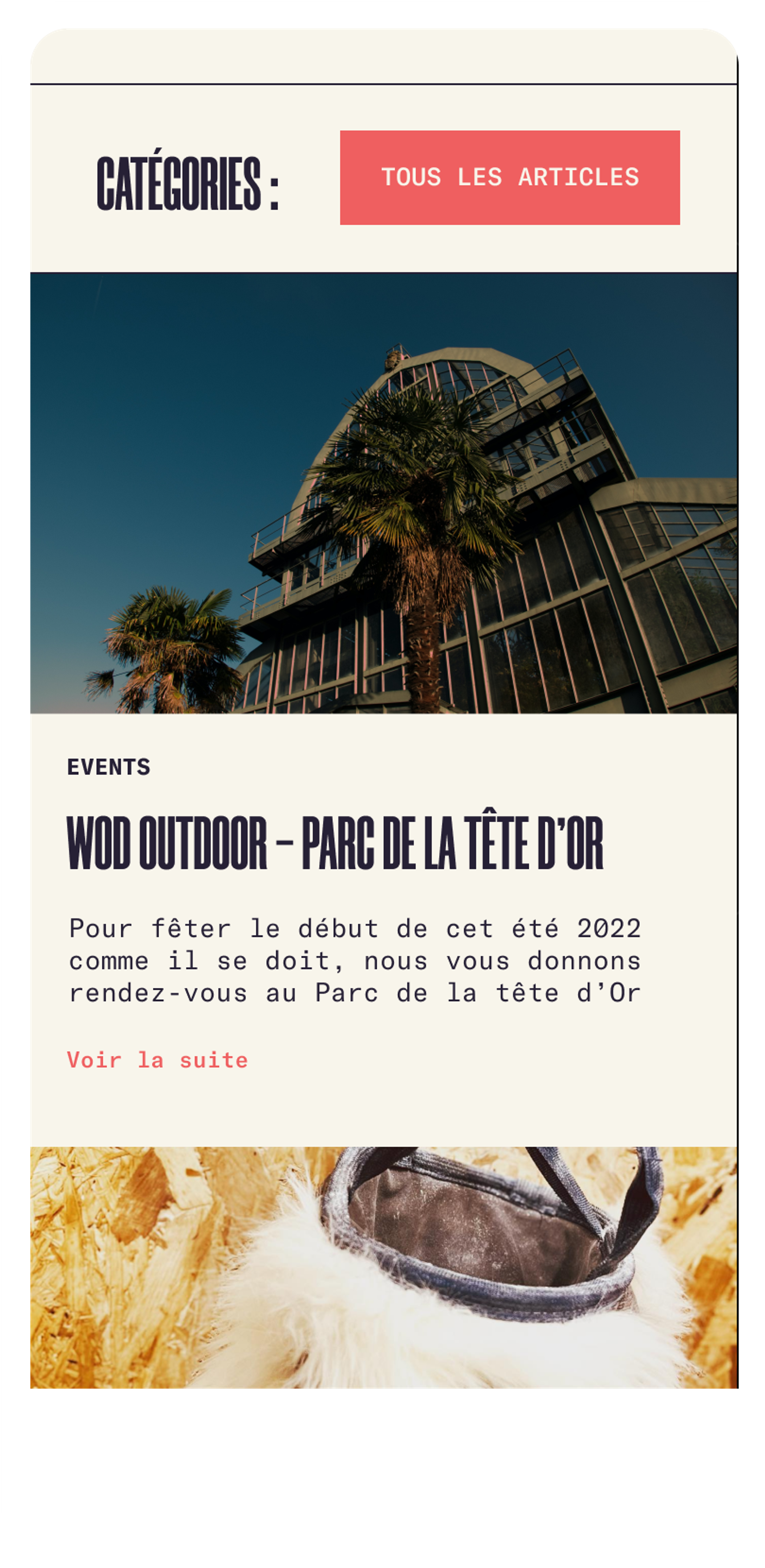 Mobile - showcase site Lyon - Crossfit des Pentes - news
