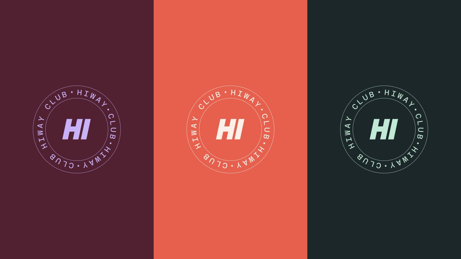 Hiway new graphic identity by Agence Akaru / logo