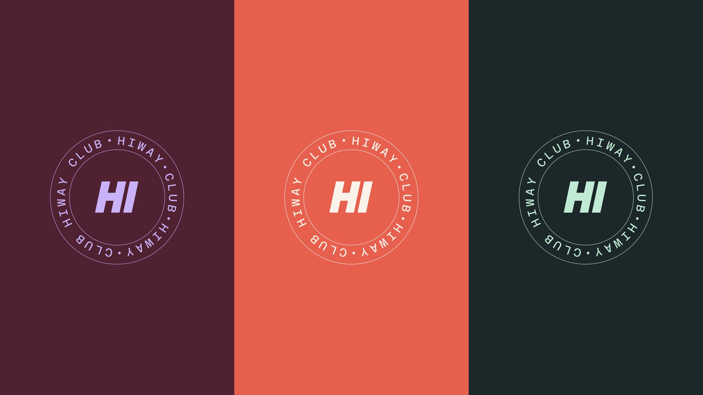 Hiway new graphic identity by Agence Akaru / logo