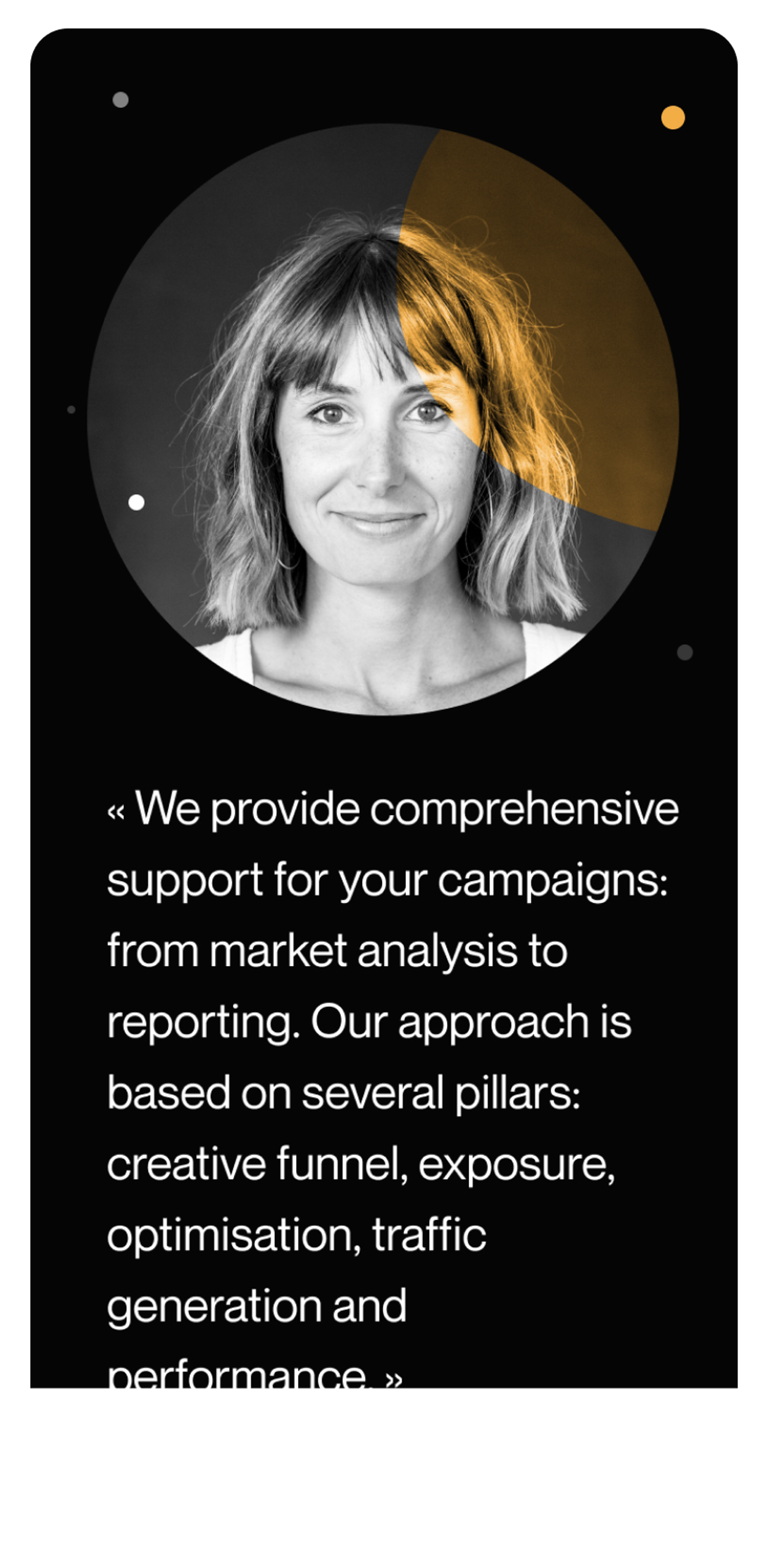 Mediakeys mobile screen quote