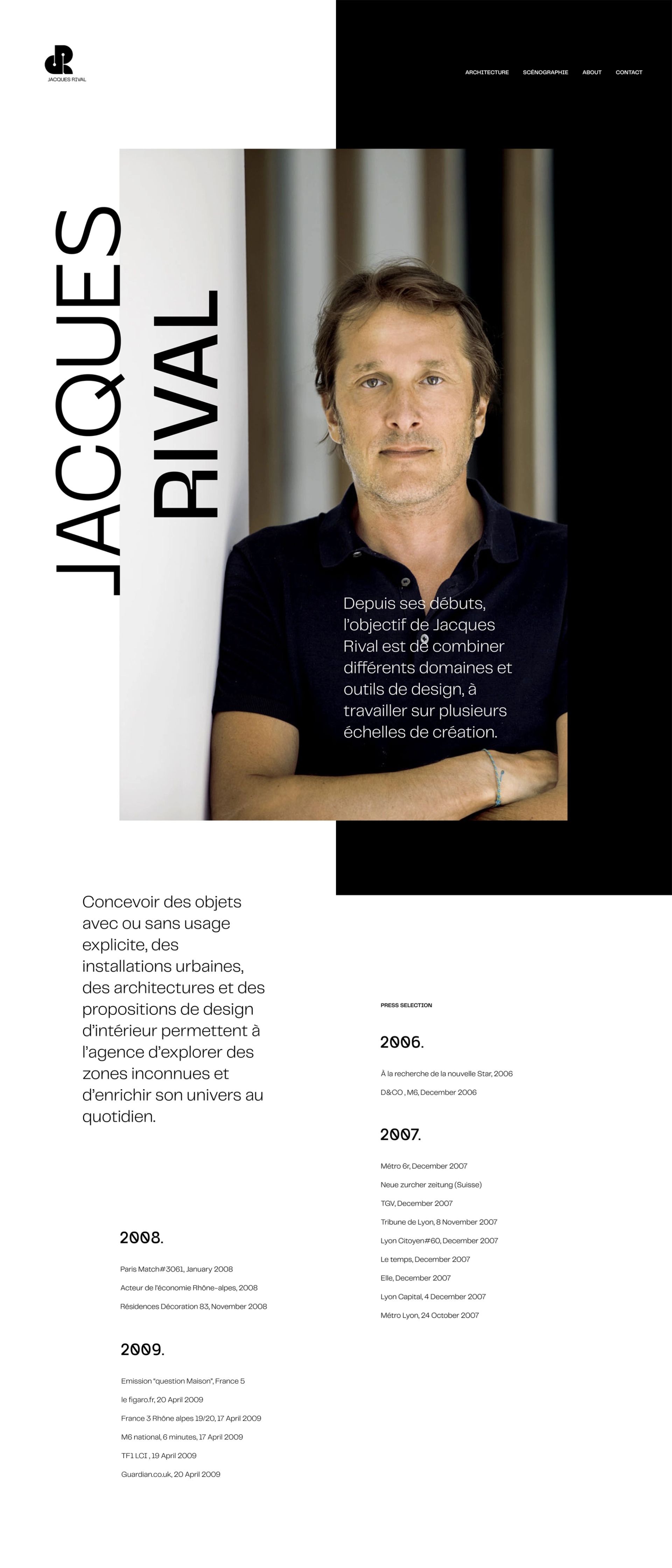 Jacques Rival - image full screen site vitrine about