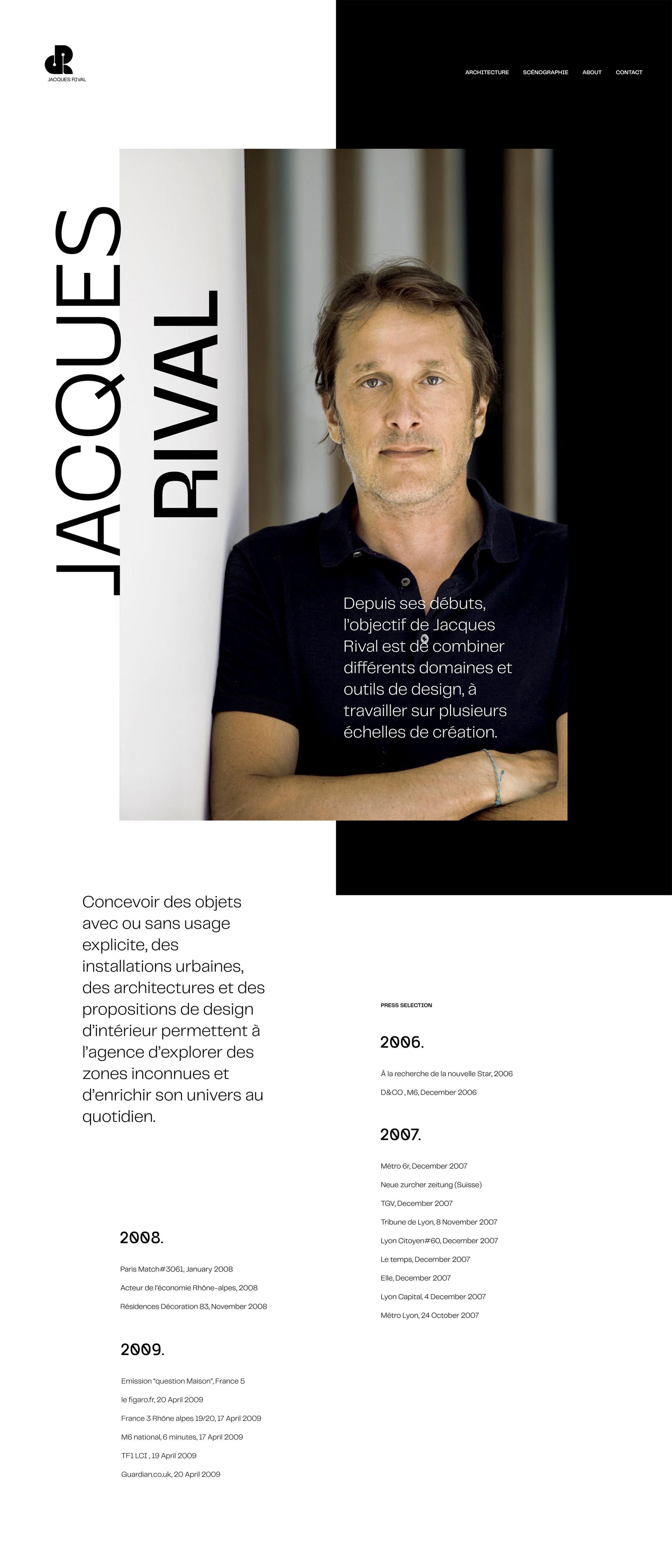 Jacques Rival - image full screen site vitrine about