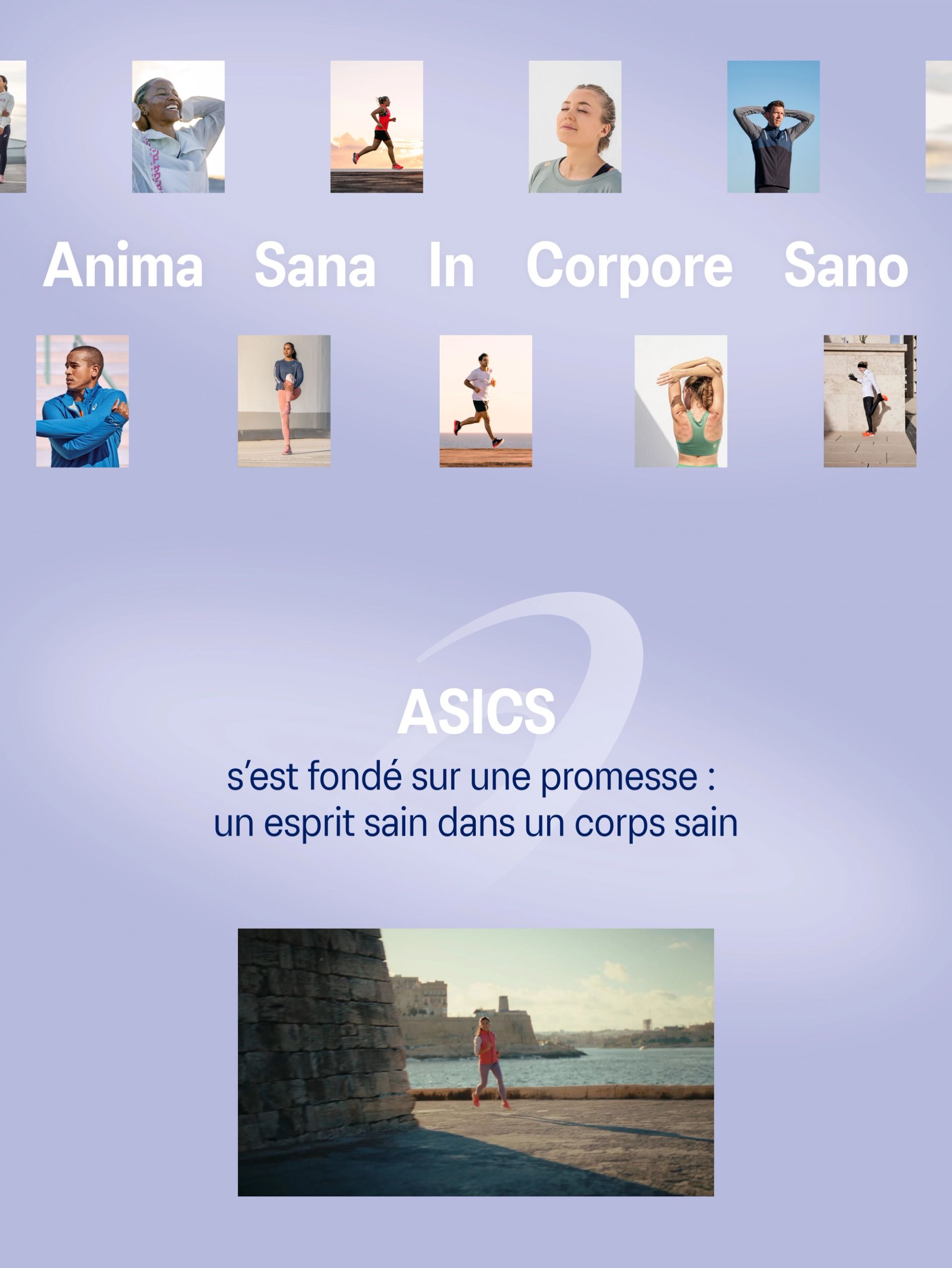 Asics landing page Akaru agence web lyon