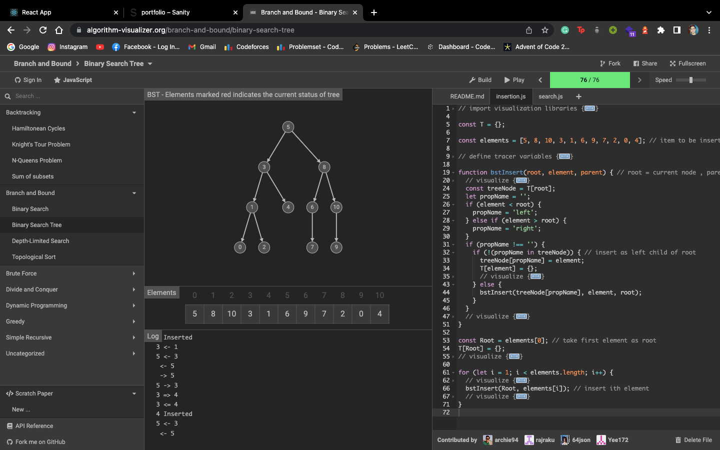 Algorithm Visualiser