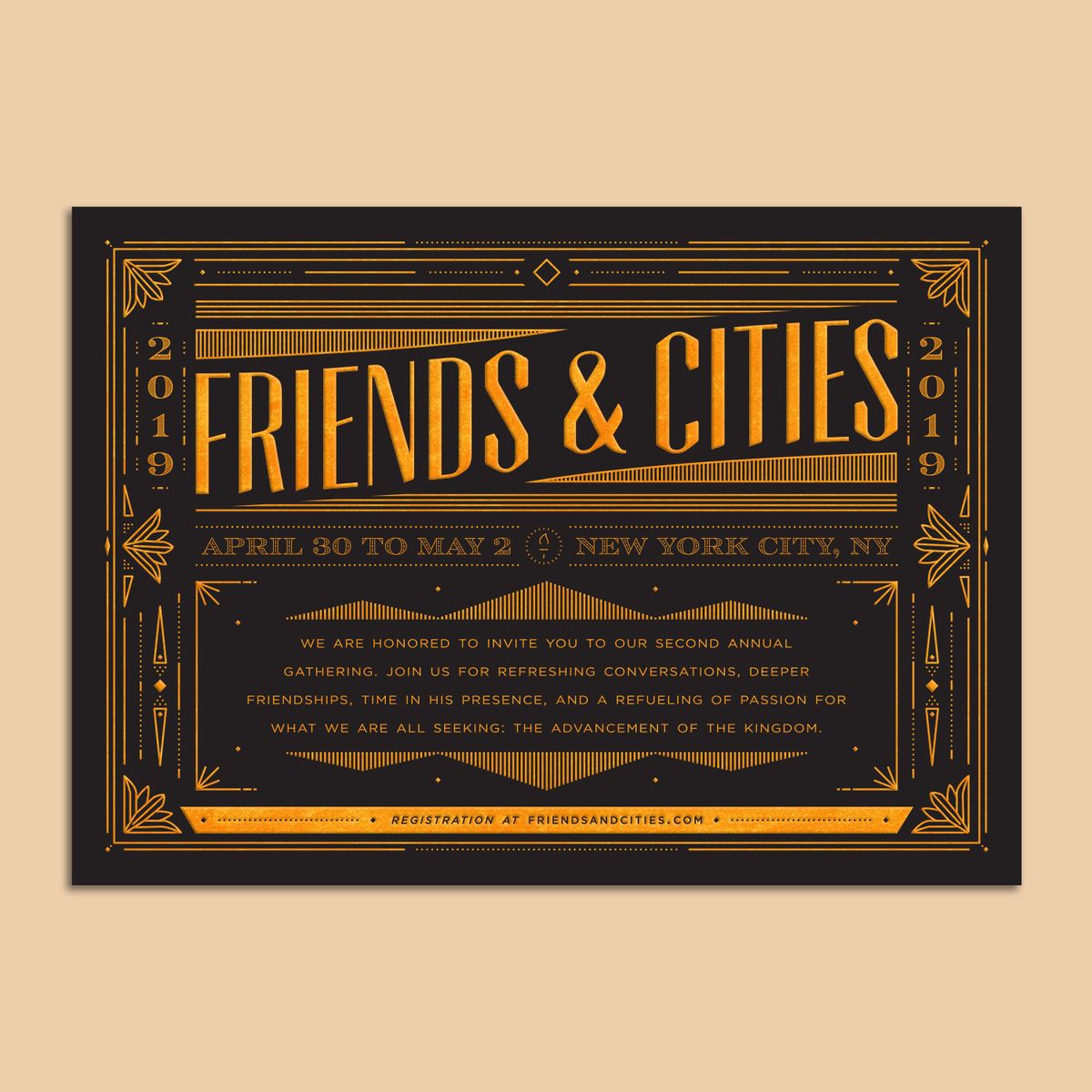 Image for Friends & Cities Postcard