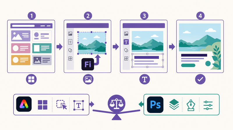 Adobe ExpressでFirefly生成画像を使ったバナー制作フロー