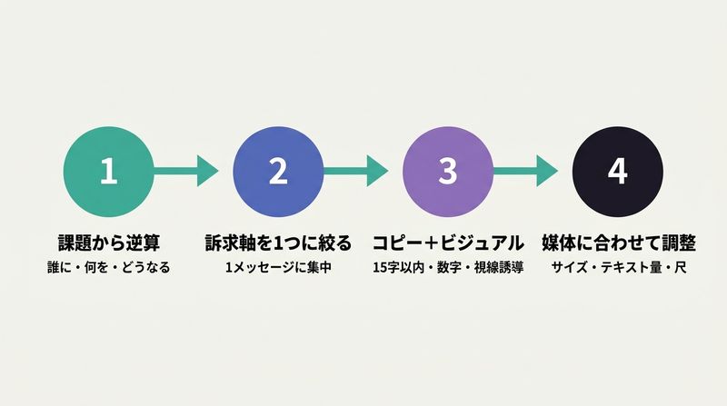 成果が出る広告クリエイティブの作り方4ステップ