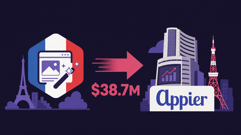 AdCreative.aiがAppierに買収されたM&Aの概念図