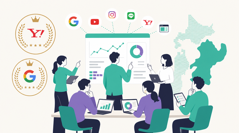 ヒゴワンのYahoo!・Google正規代理店スペシャリストイメージ図