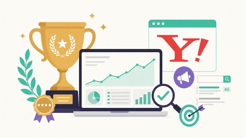 ブレイクフィールド社のYahoo!広告受賞実績・リスティング特化イメージ図