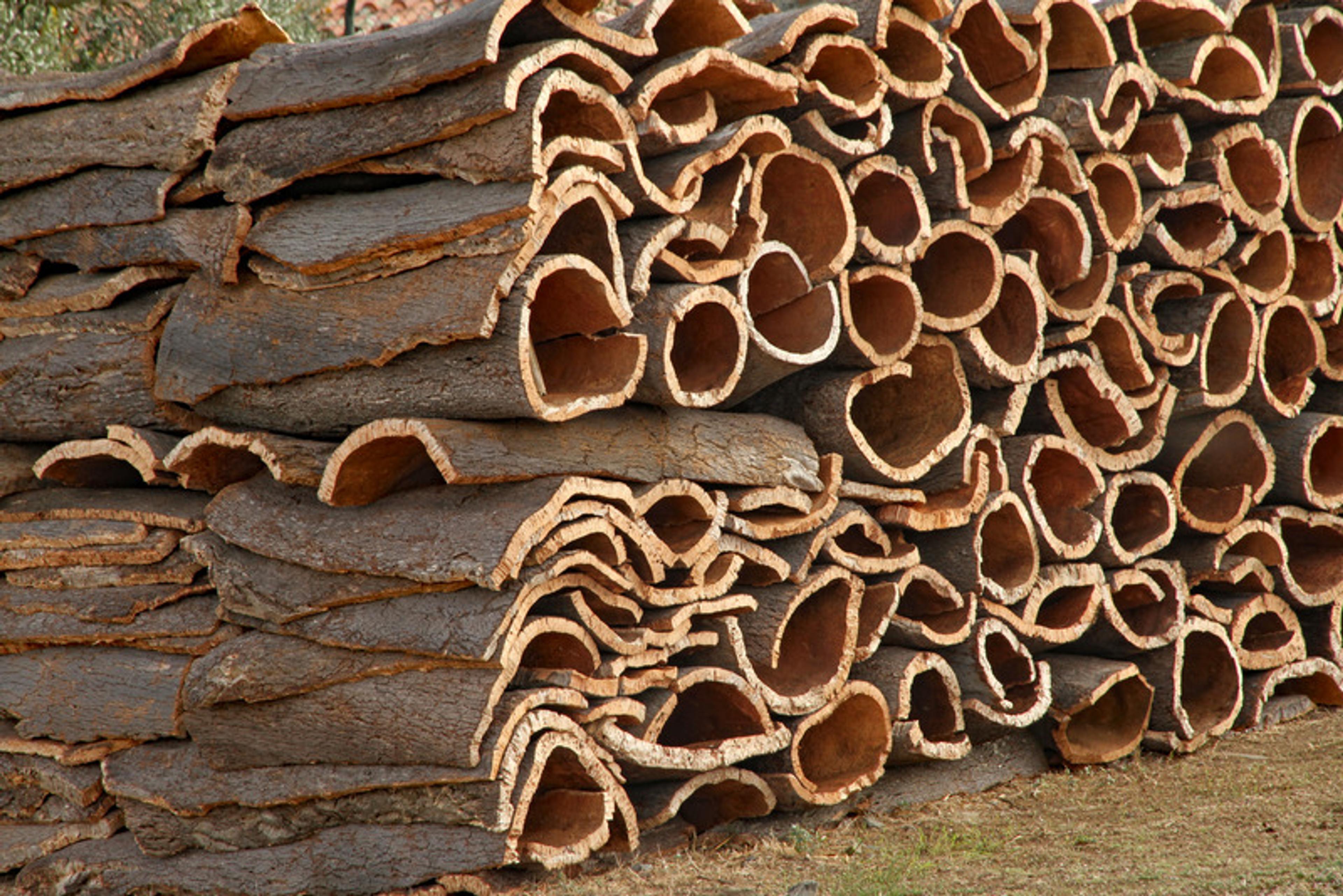 Naturkork gehäckselt