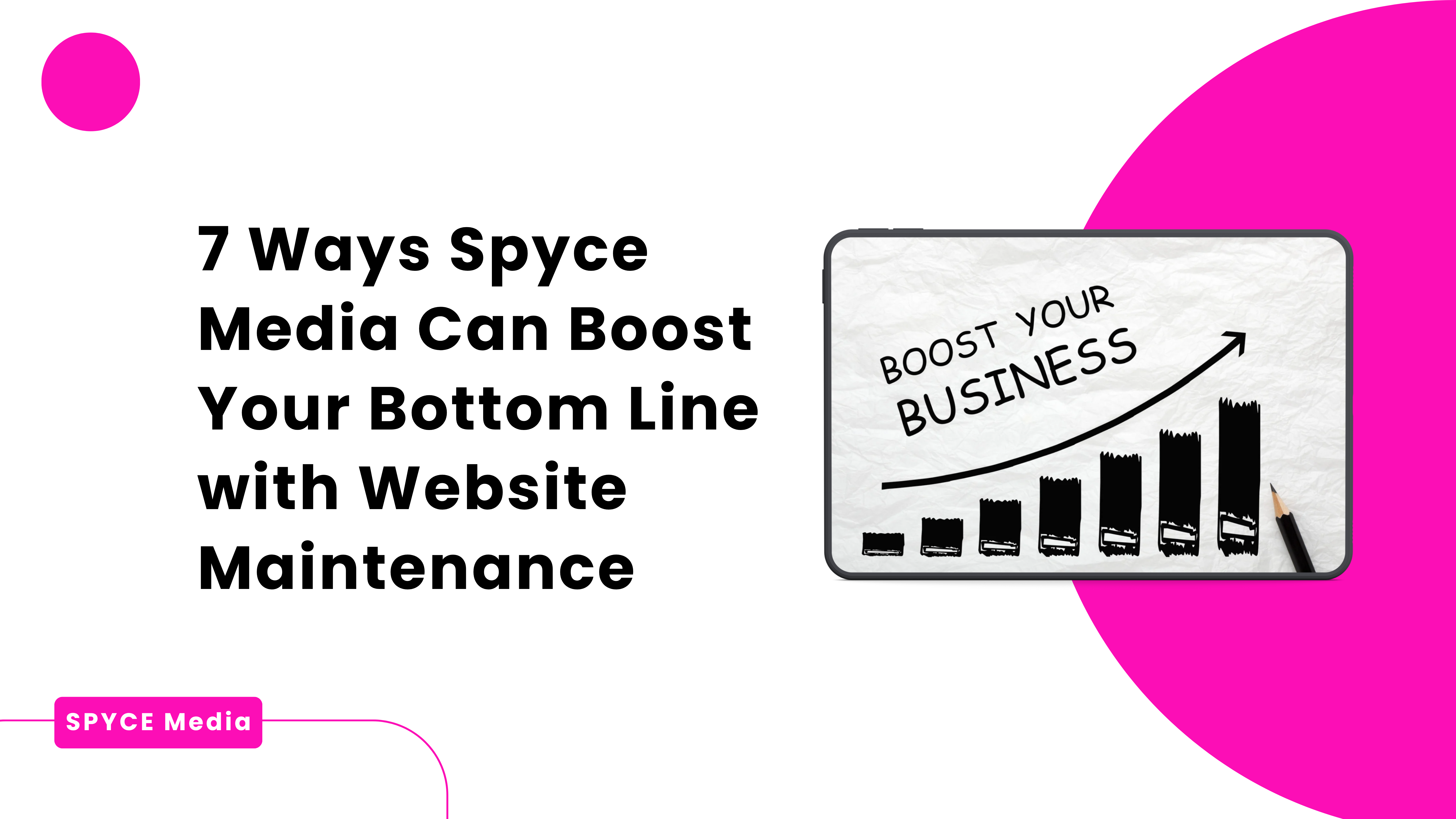 #52 7 Ways Spyce Media Can Boost Your Bottom Line with Website Maintenance