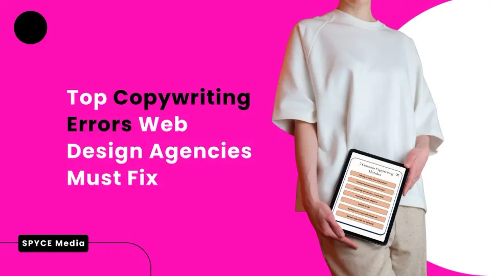 Top Copywriting Errors Web Design Agencies Must Fix