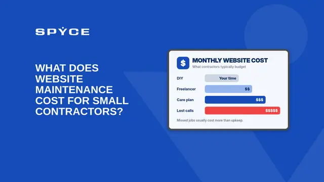 What Does Website Maintenance Cost for a Small Contractor?