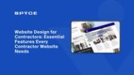 Website Design for Contractors: Essential Features Every Contractor Website Needs