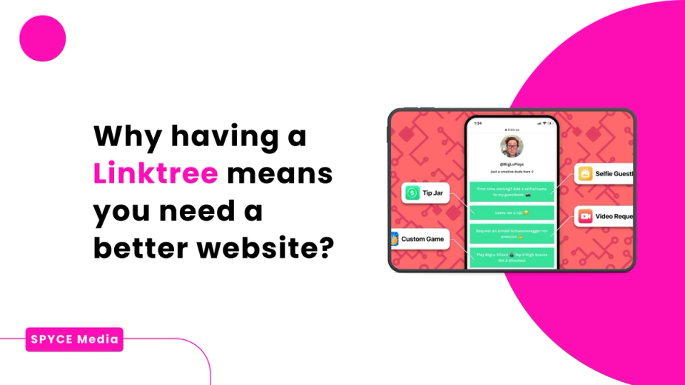 Why having a Linktree means you need a better website?