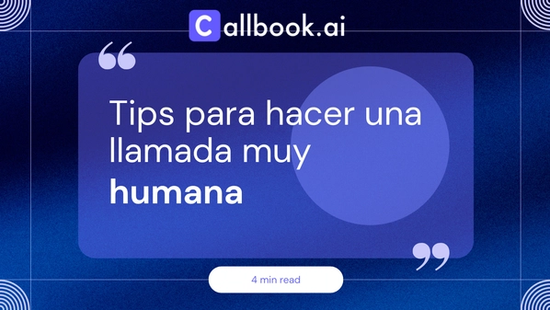 Imagen de portada: Tips para hacer una llamada muy humana