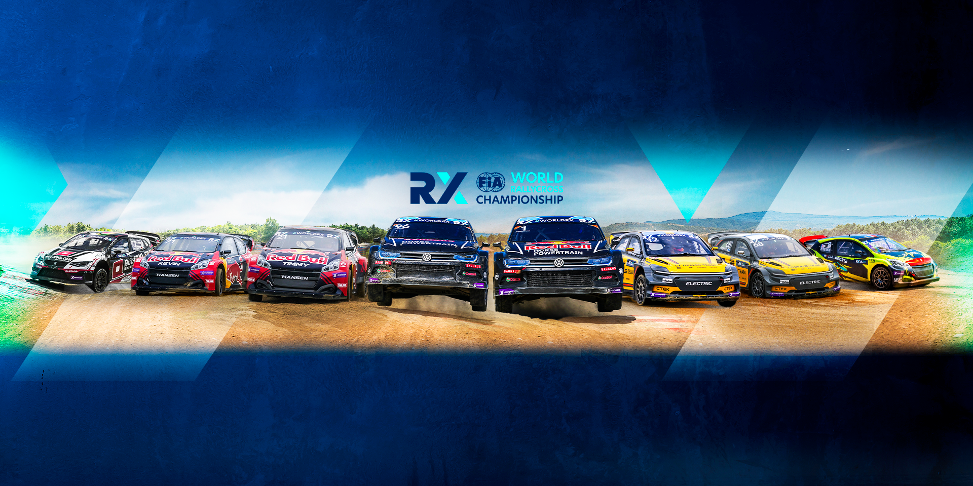 a poster for the fia world rally championship