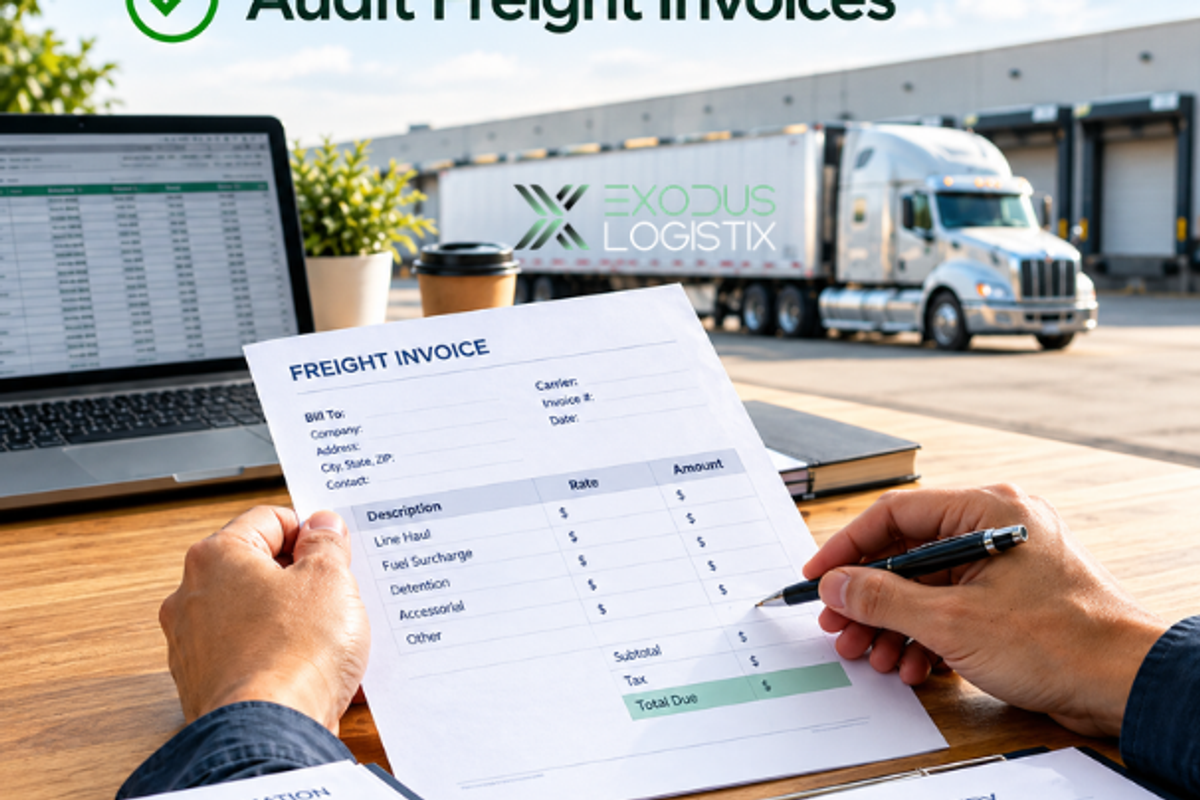How Should Shippers Audit Freight Invoices Before Approving Payment?