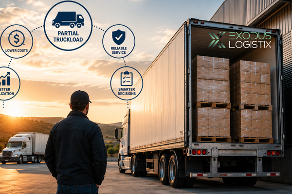 How to Choose Between Partial Truckload and Full Truckload Shipping | Exodus Logistix