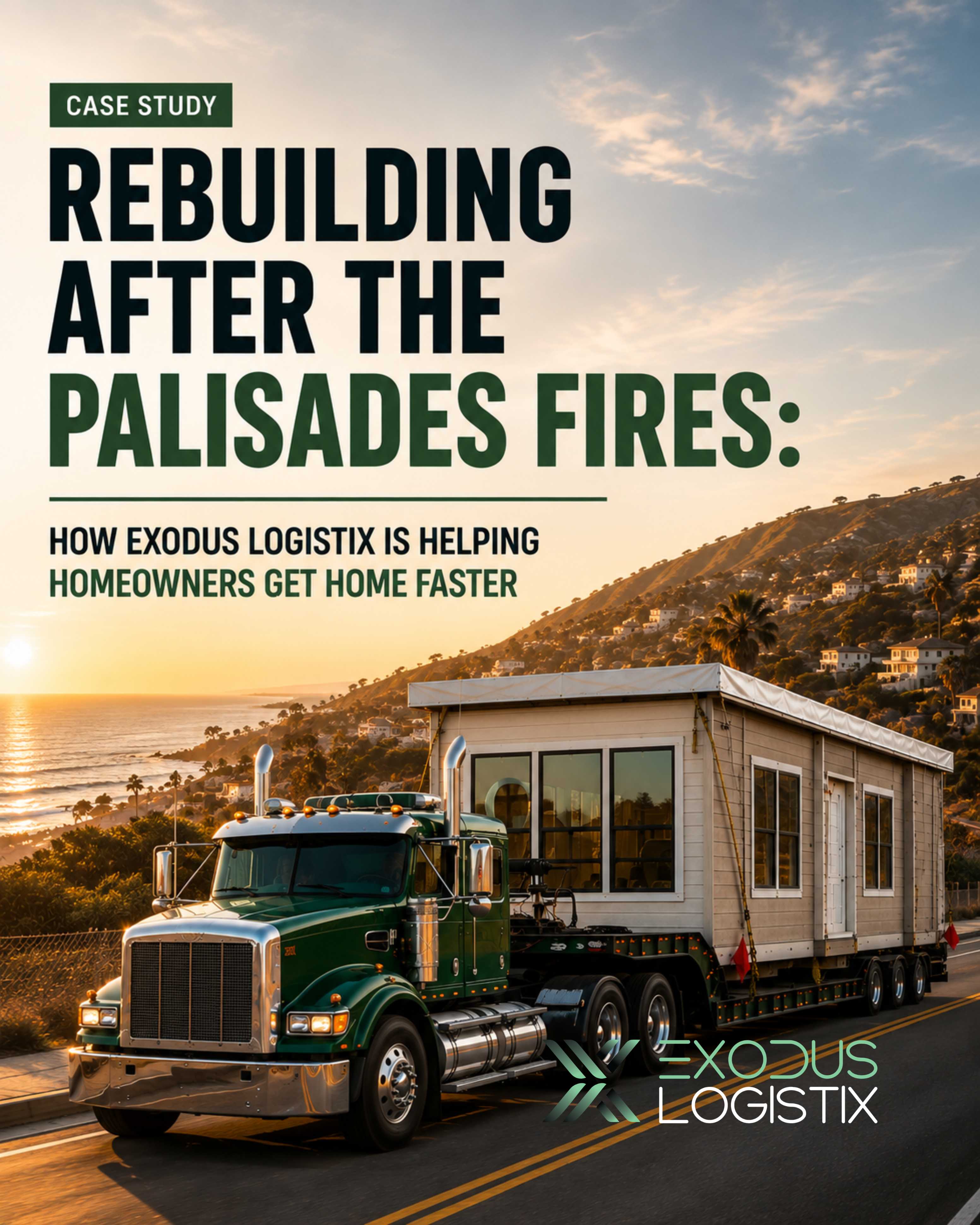Rebuilding After the Palisades Fires: How Modular Home Transportation Supports Recovery