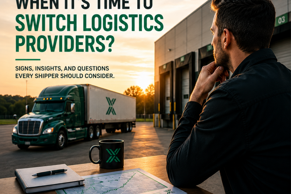How Do You Know When It's Time to Switch Logistics Providers? | Exodus Logistix