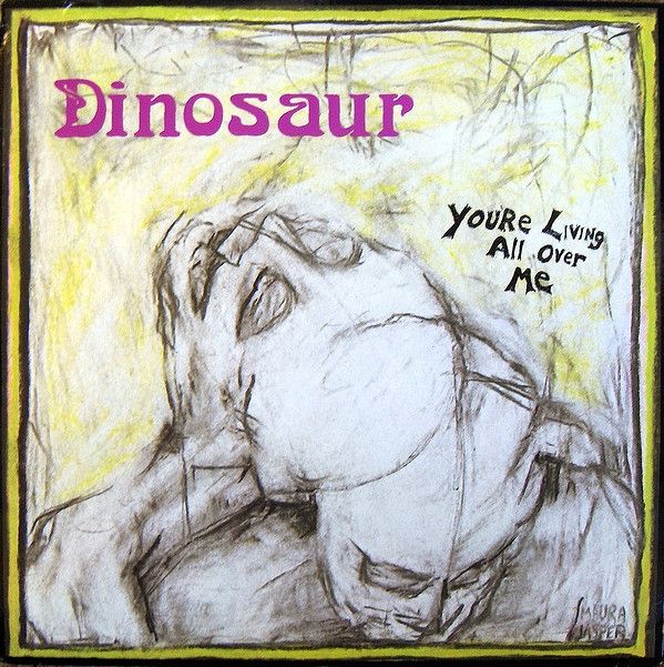 The album cover of Dinosaur Jr’s second album, You’re Living All Over Me