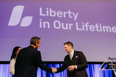 Free Cities Award Ceremony, Friday, November 1. Liberty in Our Lifetime 2024, Prague.