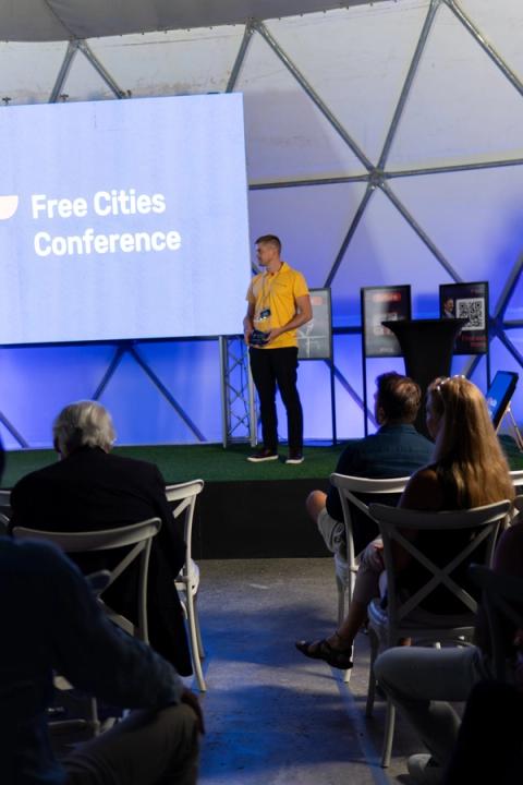 Free Cities Award Ceremony, Friday, September 4. Free Cities Conference 2026, Próspera.