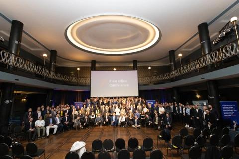 Group Photo, Friday, October 31. Free Cities Conference 2025, Prague.