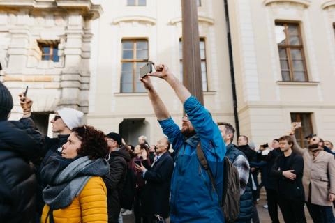 Prague Walk, Sunday, November 3. Liberty in Our Lifetime 2024, Prague.