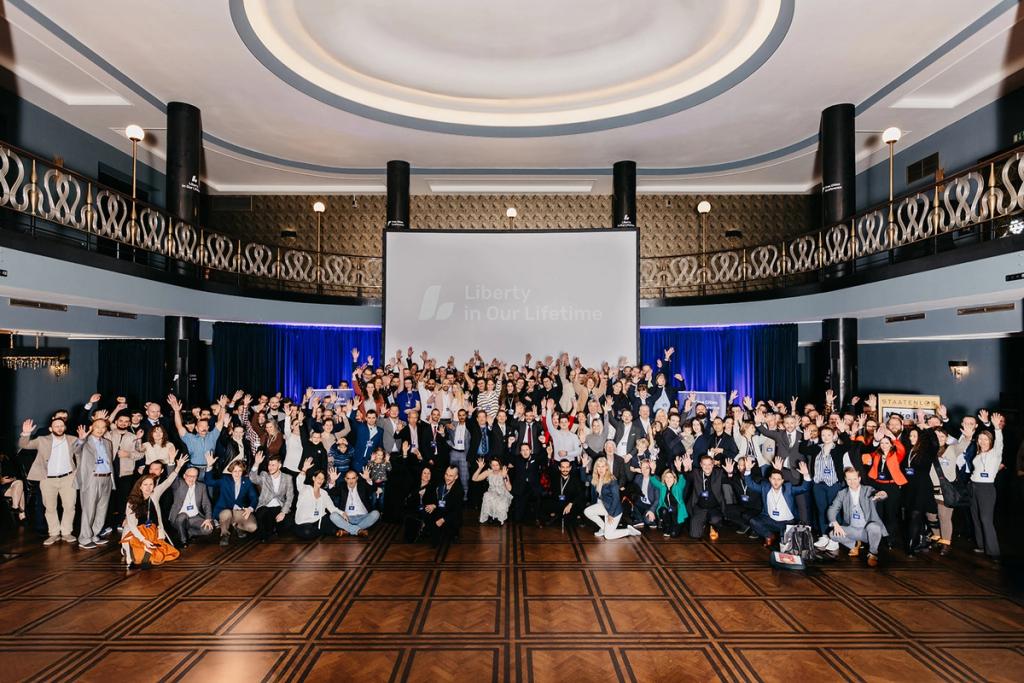 Group Photo, Friday, November 1. Liberty in Our Lifetime 2024, Prague.