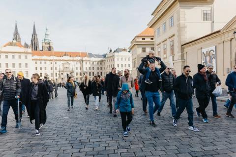 Prague Walk, Sunday, November 3. Liberty in Our Lifetime 2024, Prague.