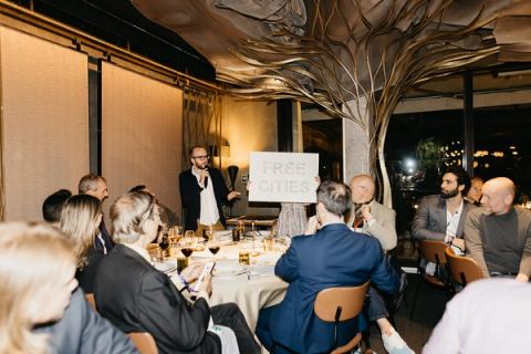 VIP Dinner, Friday, October 31. Free Cities Conference 2025, Prague.