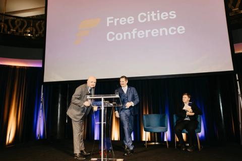 Free Cities Award Ceremony, Friday, October 31. Free Cities Conference 2025, Prague.