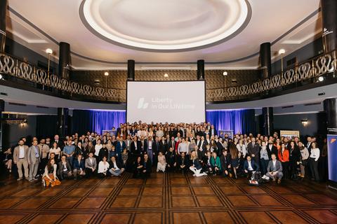 Group Photo, Friday, November 1. Liberty in Our Lifetime 2024, Prague.