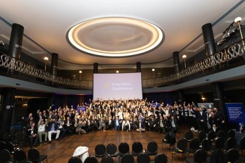 Group Photo, Friday, October 31. Free Cities Conference 2025, Prague.
