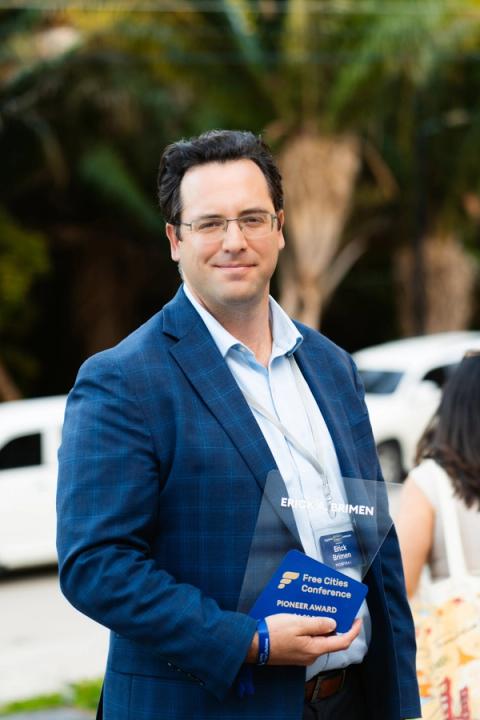 Free Cities Award Ceremony, Friday, September 4. Free Cities Conference 2026, Próspera.