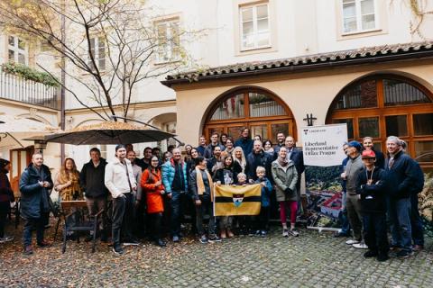 Prague Walk, Sunday, November 3. Liberty in Our Lifetime 2024, Prague.