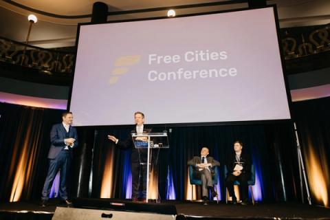 Free Cities Award Ceremony, Friday, October 31. Free Cities Conference 2025, Prague.