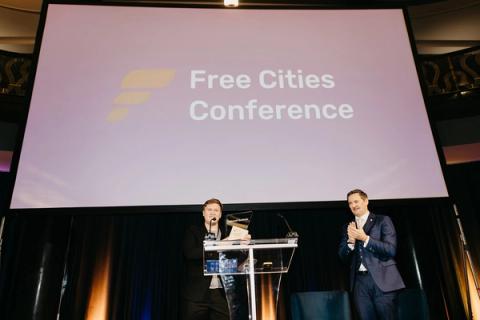 Free Cities Award Ceremony, Friday, October 31. Free Cities Conference 2025, Prague.