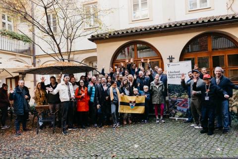 Prague Walk, Sunday, November 3. Liberty in Our Lifetime 2024, Prague.