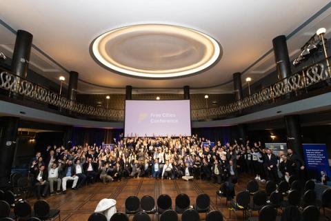 Group Photo, Friday, October 31. Free Cities Conference 2025, Prague.
