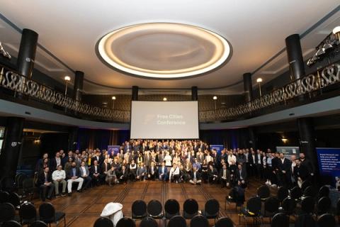 Group Photo, Friday, October 31. Free Cities Conference 2025, Prague.