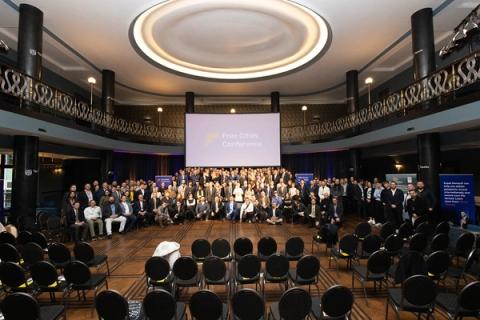 Group Photo, Friday, October 31. Free Cities Conference 2025, Prague.