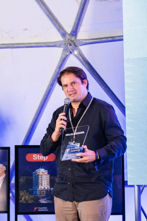 Free Cities Award Ceremony, Friday, September 4. Free Cities Conference 2026, Próspera.