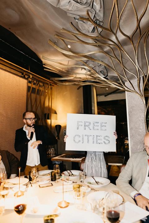 VIP Dinner, Friday, October 31. Free Cities Conference 2025, Prague.