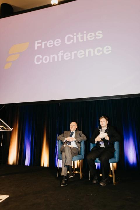 Free Cities Award Ceremony, Friday, October 31. Free Cities Conference 2025, Prague.