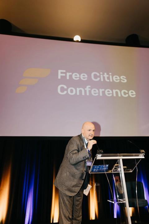 Free Cities Award Ceremony, Friday, October 31. Free Cities Conference 2025, Prague.